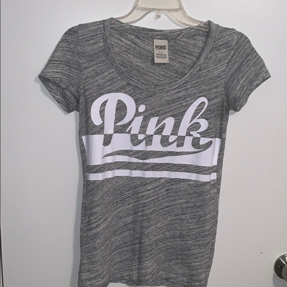 PINK Gray Tee